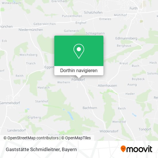 Gaststätte Schmidleitner Karte