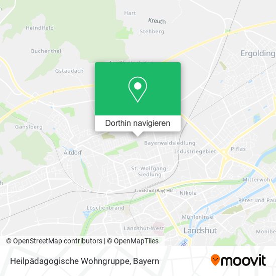 Heilpädagogische Wohngruppe Karte