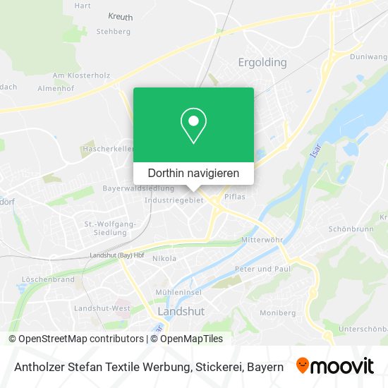 Antholzer Stefan Textile Werbung, Stickerei Karte