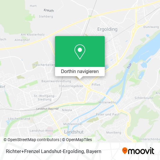 Richter+Frenzel Landshut-Ergolding Karte