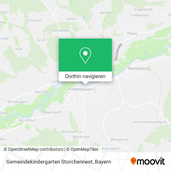 Gemeindekindergarten Storchennest Karte