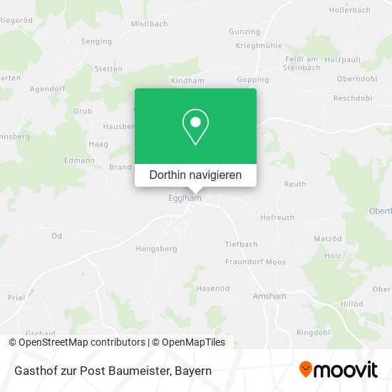 Gasthof zur Post Baumeister Karte