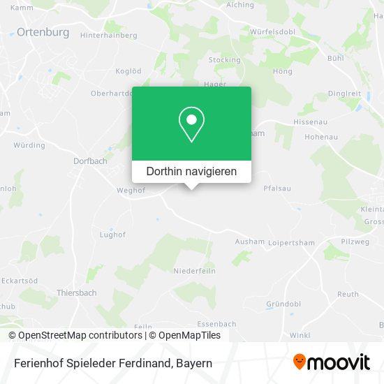 Ferienhof Spieleder Ferdinand Karte