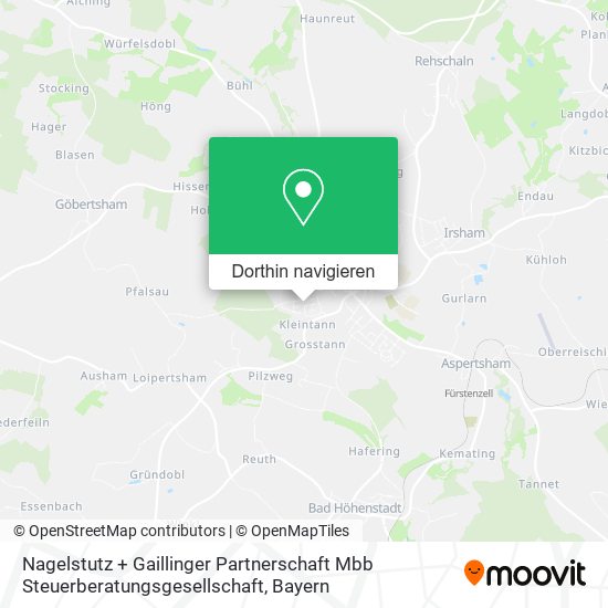 Nagelstutz + Gaillinger Partnerschaft Mbb Steuerberatungsgesellschaft Karte