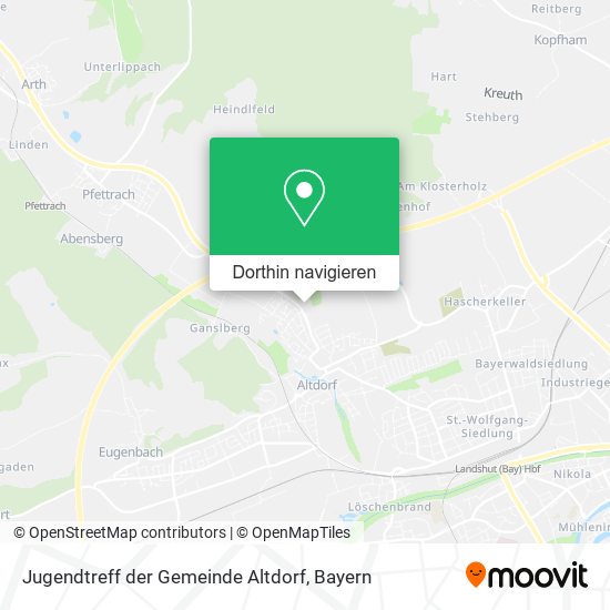 Jugendtreff der Gemeinde Altdorf Karte