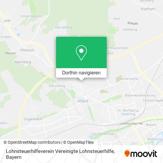 Lohnsteuerhilfeverein Vereinigte Lohnsteuerhilfe Karte