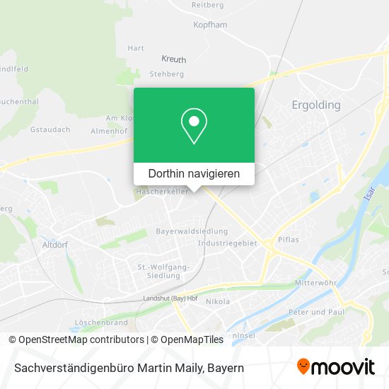 Sachverständigenbüro Martin Maily Karte