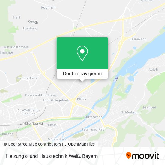 Heizungs- und Haustechnik Weiß Karte