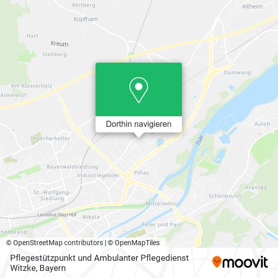 Pflegestützpunkt und Ambulanter Pflegedienst Witzke Karte