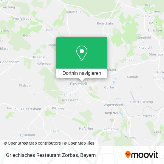 Griechisches Restaurant Zorbas Karte
