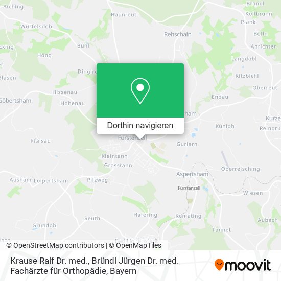 Krause Ralf Dr. med., Bründl Jürgen Dr. med. Fachärzte für Orthopädie Karte