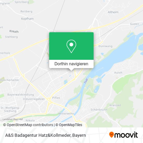 A&S Badagentur Hatz&Kollmeder Karte