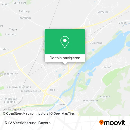 R+V Versicherung Karte