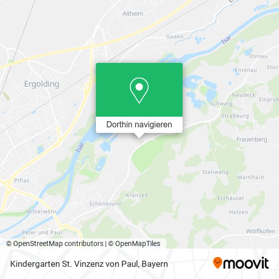 Kindergarten St. Vinzenz von Paul Karte