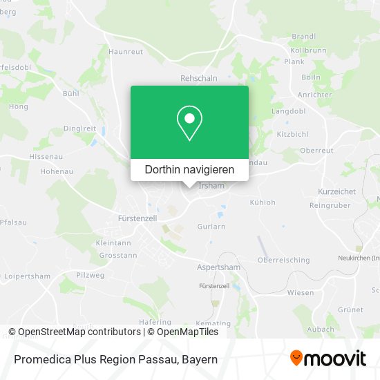 Promedica Plus Region Passau Karte