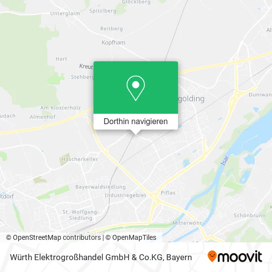 Würth Elektrogroßhandel GmbH & Co.KG Karte