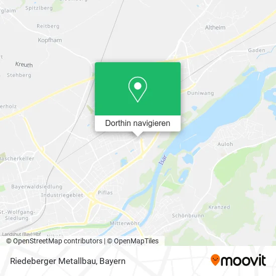 Riedeberger Metallbau Karte