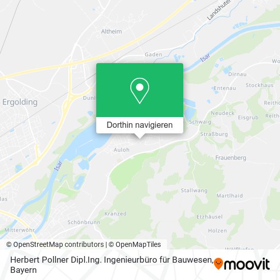 Herbert Pollner Dipl.Ing. Ingenieurbüro für Bauwesen Karte