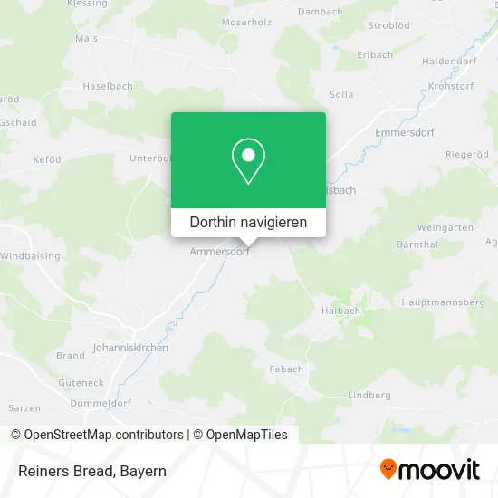 Reiners Bread Karte