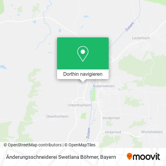 Änderungsschneiderei Swetlana Böhmer Karte