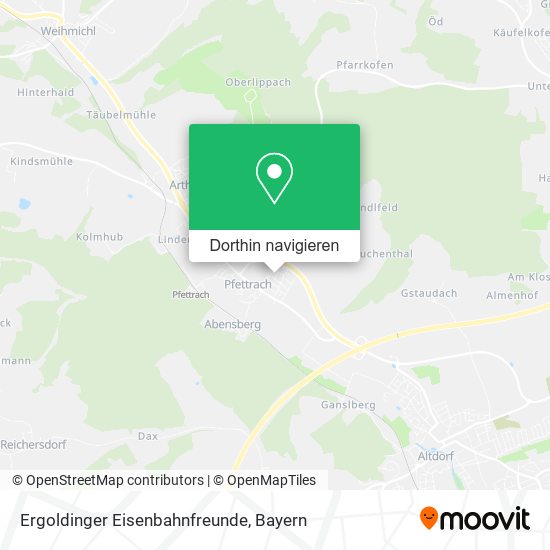 Ergoldinger Eisenbahnfreunde Karte