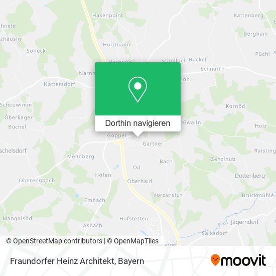 Fraundorfer Heinz Architekt Karte