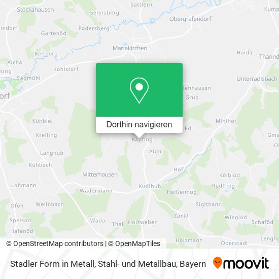Stadler Form in Metall, Stahl- und Metallbau Karte