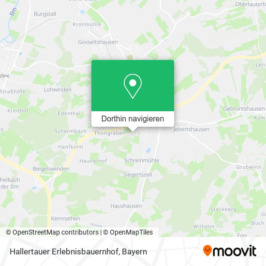 Hallertauer Erlebnisbauernhof Karte