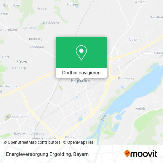 Energieversorgung Ergolding Karte