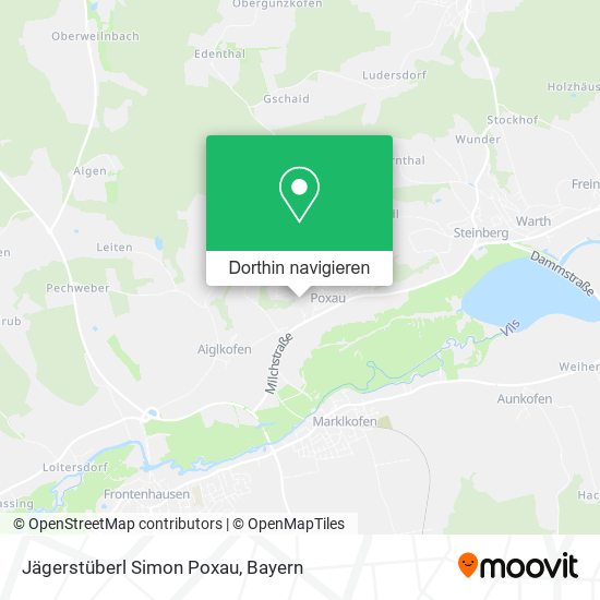 Jägerstüberl Simon Poxau Karte