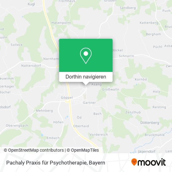 Pachaly Praxis für Psychotherapie Karte