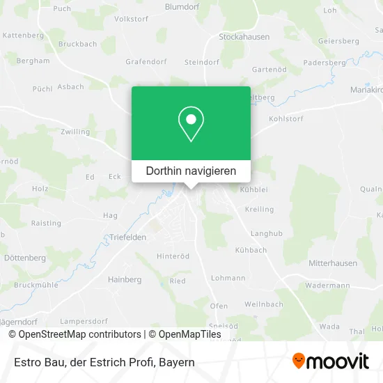 Estro Bau, der Estrich Profi Karte