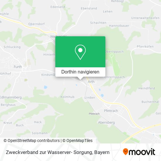 Zweckverband zur Wasserver- Sorgung Karte