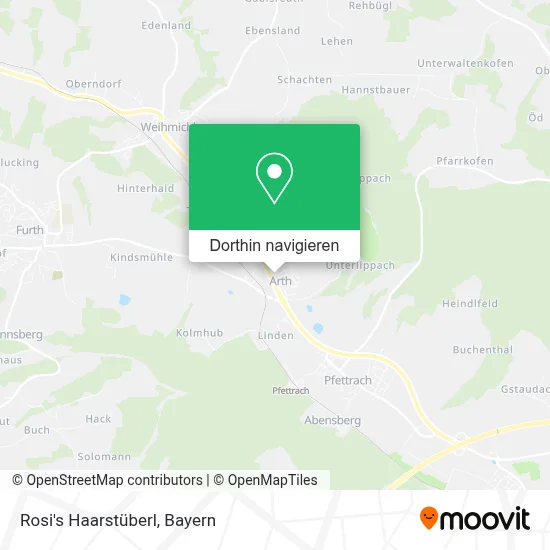 Rosi's Haarstüberl Karte