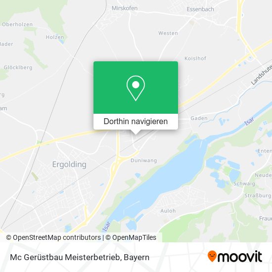 Mc Gerüstbau Meisterbetrieb Karte