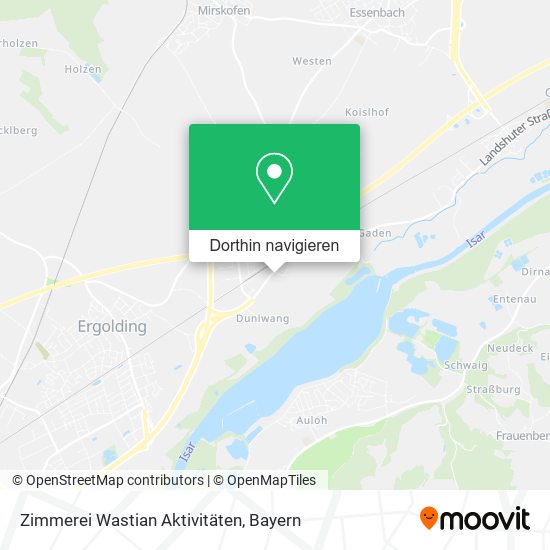 Zimmerei Wastian Aktivitäten Karte