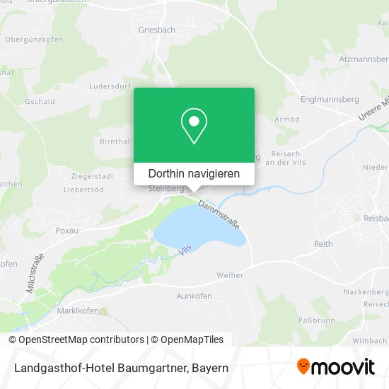 Landgasthof-Hotel Baumgartner Karte
