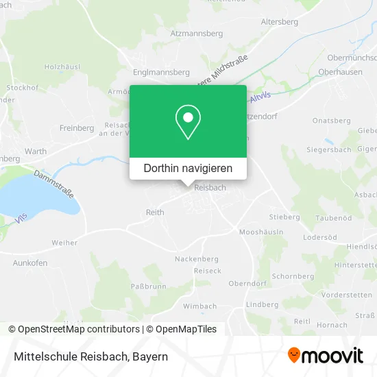 Mittelschule Reisbach Karte