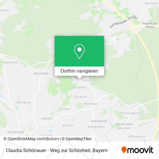Claudia Schönauer - Weg zur Schönheit Karte