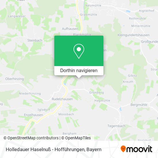 Holledauer Haselnuß - Hofführungen Karte