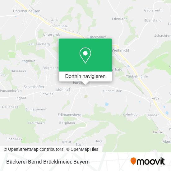 Bäckerei Bernd Brücklmeier Karte