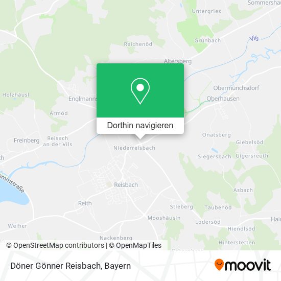 Döner Gönner Reisbach Karte