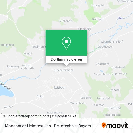 Moosbauer Heimtextilien - Dekotechnik Karte