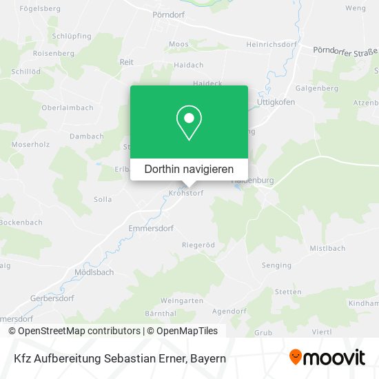 Kfz Aufbereitung Sebastian Erner Karte