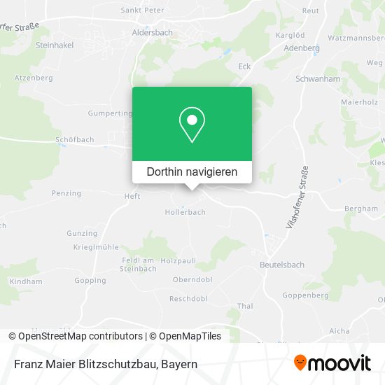 Franz Maier Blitzschutzbau Karte
