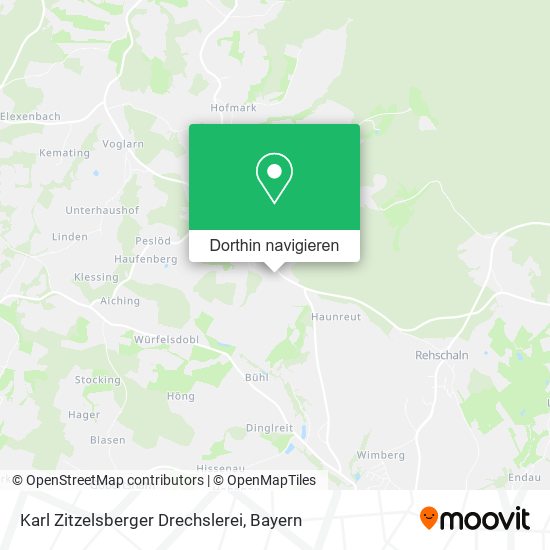 Karl Zitzelsberger Drechslerei Karte