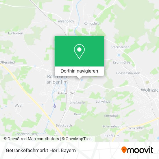 Getränkefachmarkt Hörl Karte
