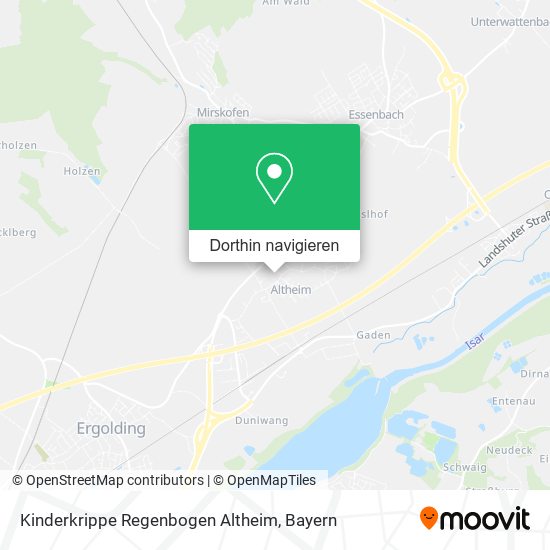 Kinderkrippe Regenbogen Altheim Karte