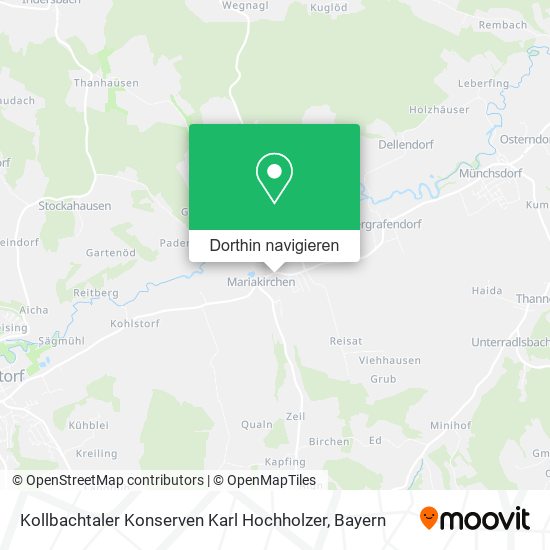 Kollbachtaler Konserven Karl Hochholzer Karte