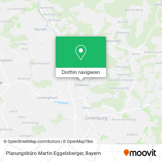 Planungsbüro Martin Eggelsberger Karte
